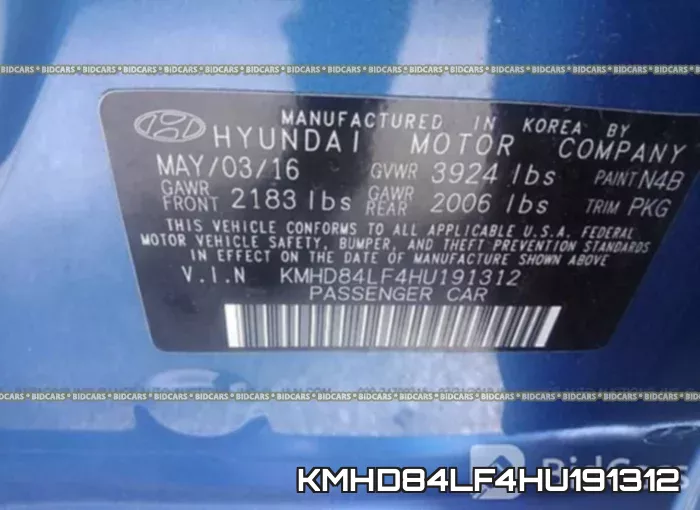 KMHD84LF4HU191312 фото 10