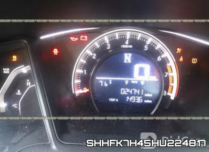 SHHFK7H45HU224817 фото 8