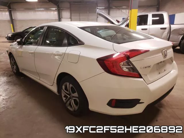 19XFC2F52HE206892 фото 2