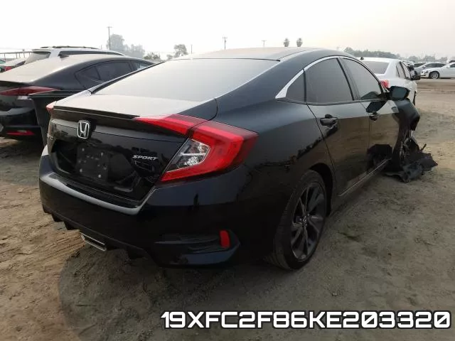 19XFC2F86KE203320 фото 5
