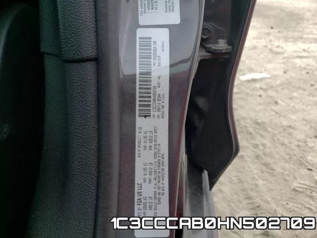 1C3CCCAB0HN502709 фото 2