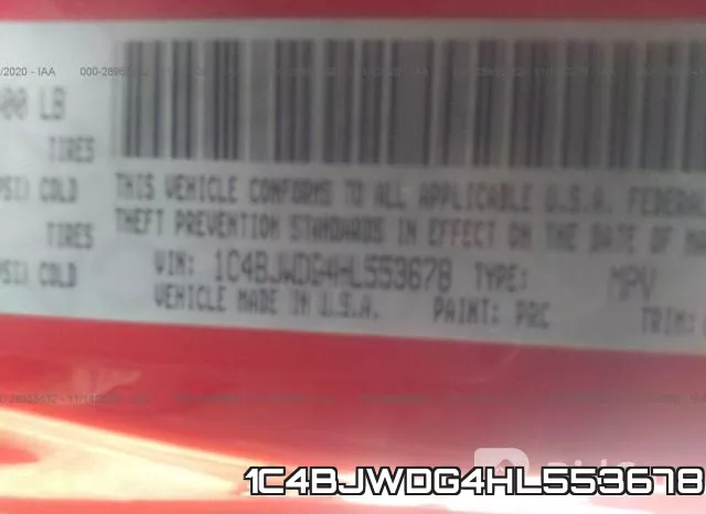 1C4BJWDG4HL553678 фото 10