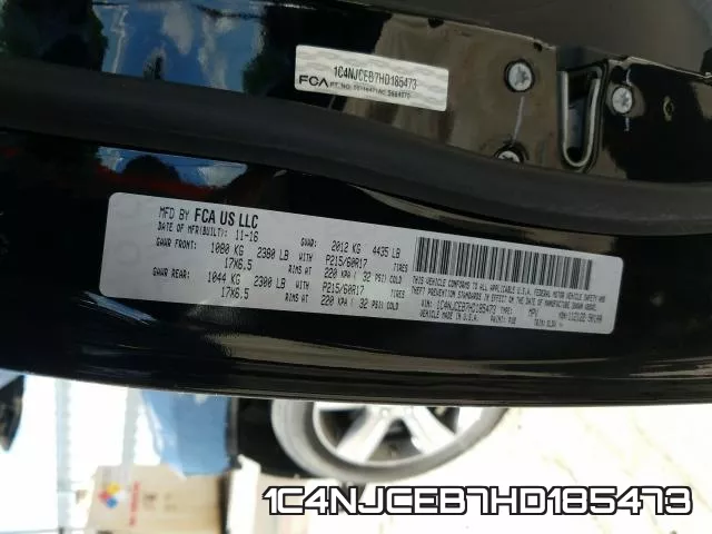 1C4NJCEB7HD185473 фото 2