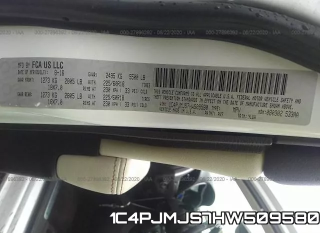 1C4PJMJS7HW509580 фото 10