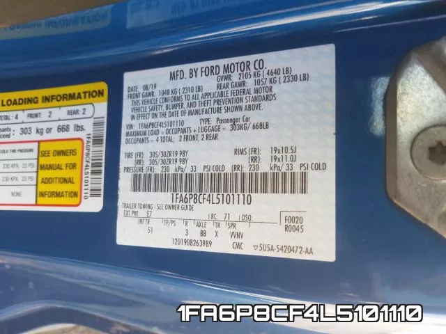 1FA6P8CF4L5101110 фото 2