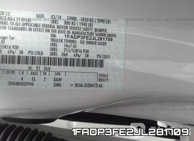1FADP3FE2JL281709 фото 10