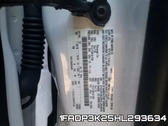 1FADP3K25HL293634 фото 2