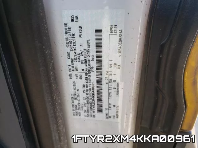1FTYR2XM4KKA00961 фото 2