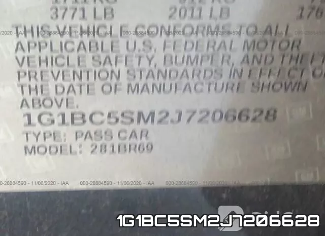 1G1BC5SM2J7206628 фото 9