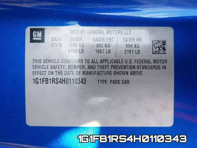 1G1FB1RS4H0110343 фото 2