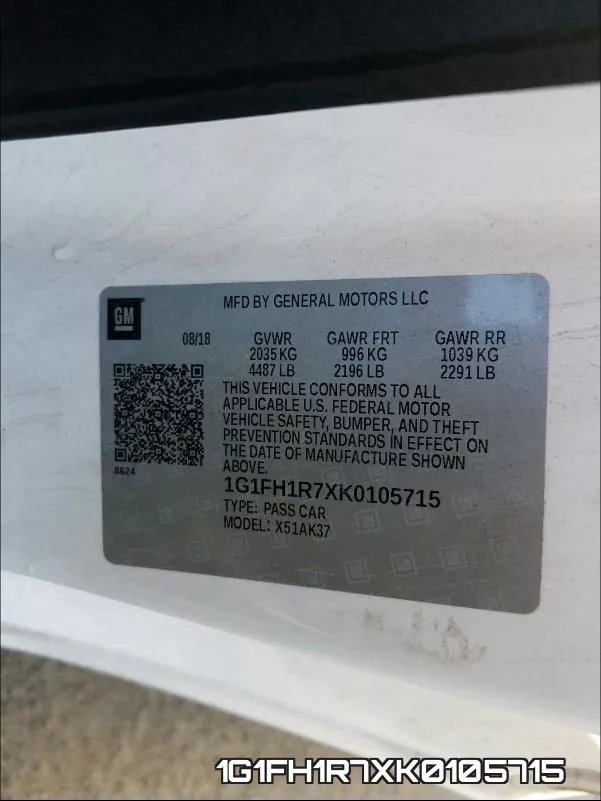 1G1FH1R7XK0105715 фото 2
