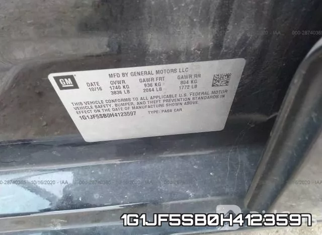 1G1JF5SB0H4123597 фото 9