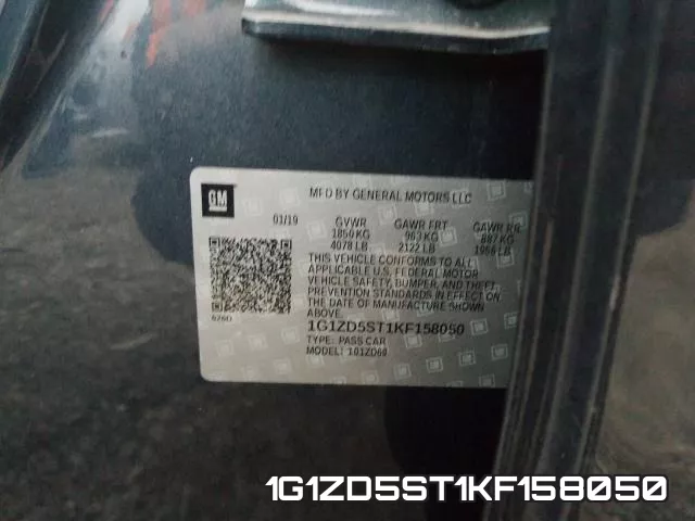 1G1ZD5ST1KF158050 фото 2