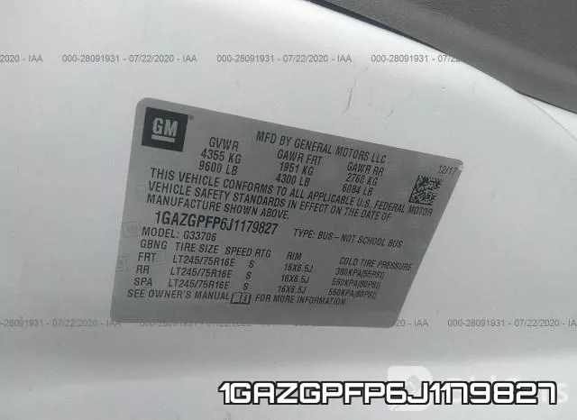 1GAZGPFP6J1179827 фото 9