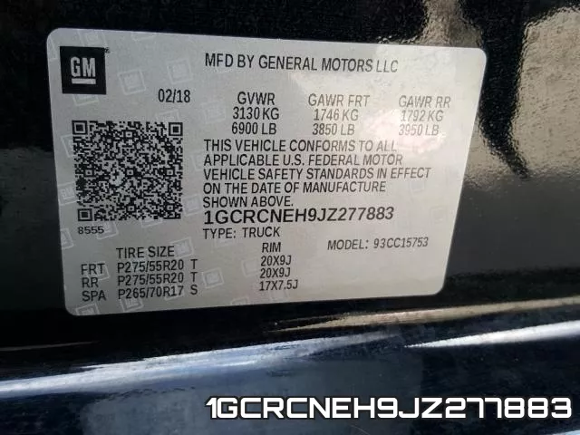 1GCRCNEH9JZ277883 фото 2
