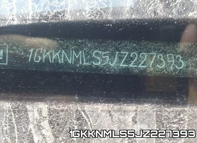 1GKKNMLS5JZ227393 фото 10
