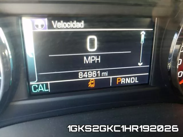 1GKS2GKC1HR192026 фото 8