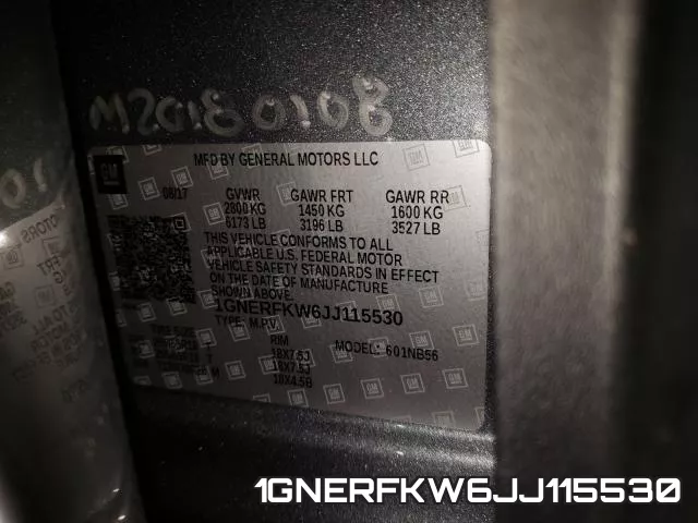 1GNERFKW6JJ115530 фото 2