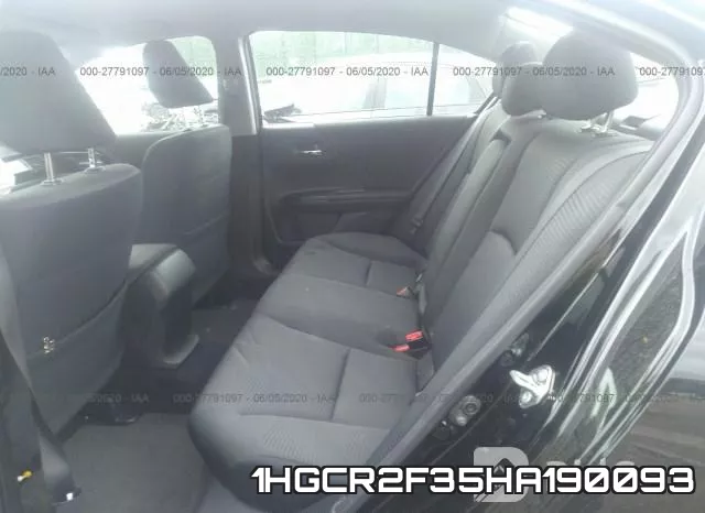 1HGCR2F35HA190093 фото 9