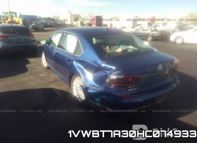 1VWBT7A30HC074933 фото 4