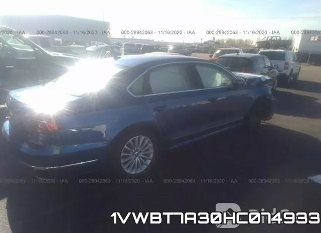 1VWBT7A30HC074933 фото 5