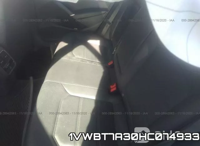 1VWBT7A30HC074933 фото 9