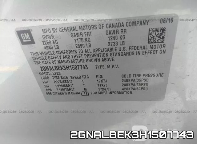 2GNALBEK3H1507743 фото 10