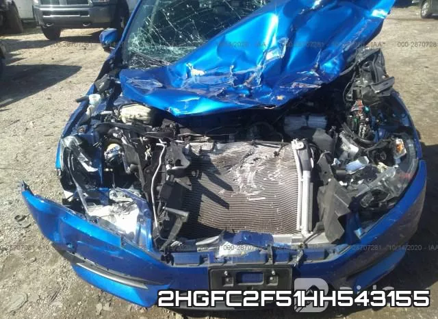2HGFC2F51HH543155 фото 2