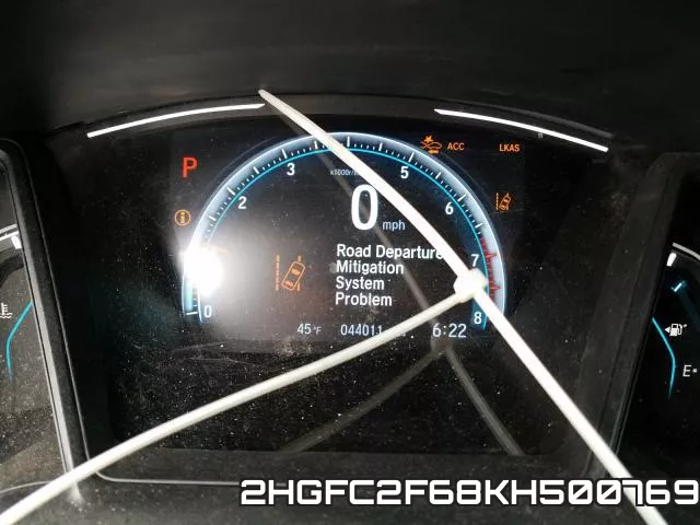 2HGFC2F68KH500769 фото 8