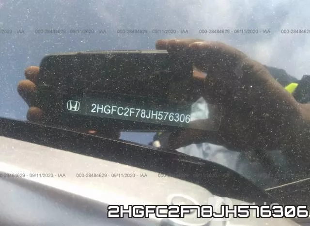 2HGFC2F78JH576306 фото 10