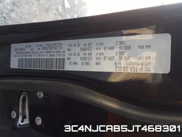 3C4NJCAB5JT468301 фото 2