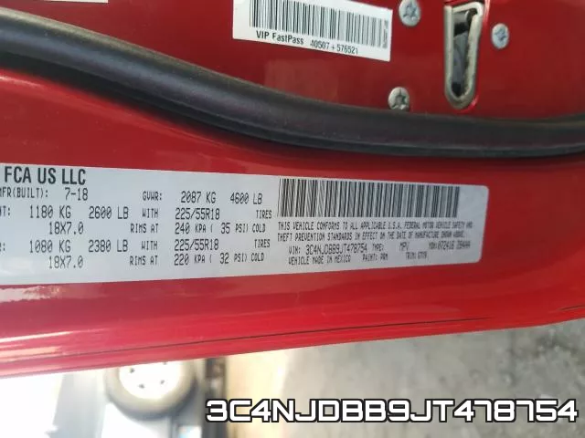 3C4NJDBB9JT478754 фото 2