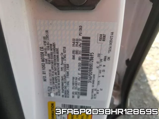 3FA6P0D98HR128695 фото 2