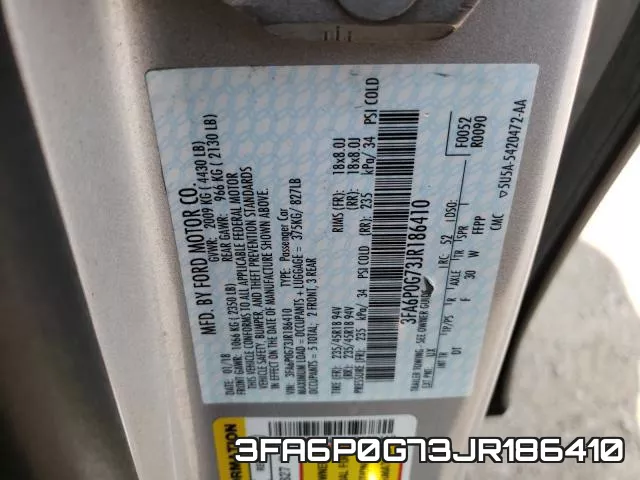 3FA6P0G73JR186410 фото 2