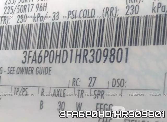 3FA6P0HD1HR309801 фото 10