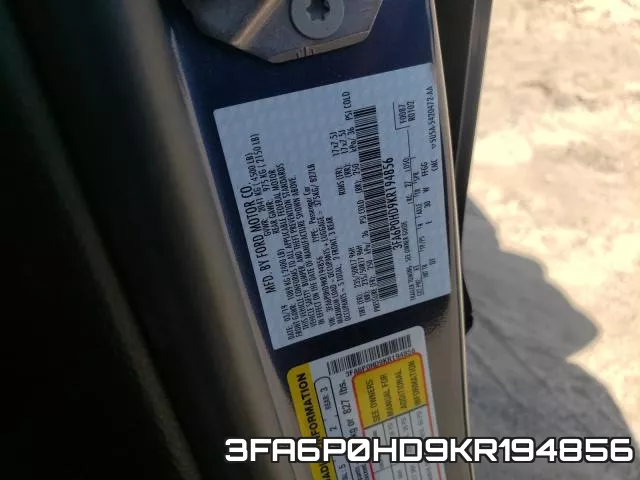3FA6P0HD9KR194856 фото 2
