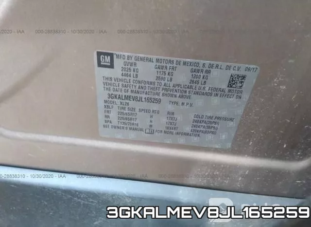 3GKALMEV8JL165259 фото 10