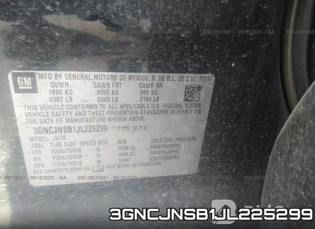 3GNCJNSB1JL225299 фото 10