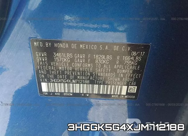 3HGGK5G4XJM712188 фото 10