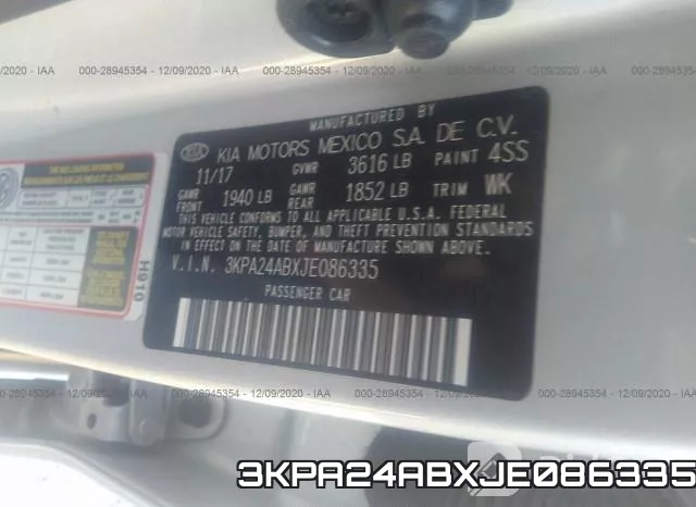 3KPA24ABXJE086335 фото 10
