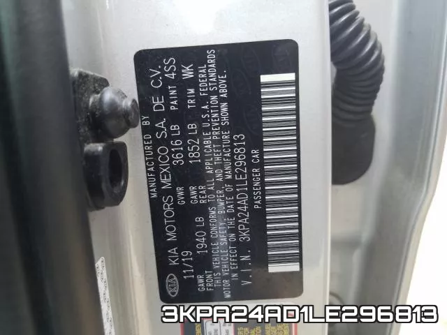 3KPA24AD1LE296813 фото 2
