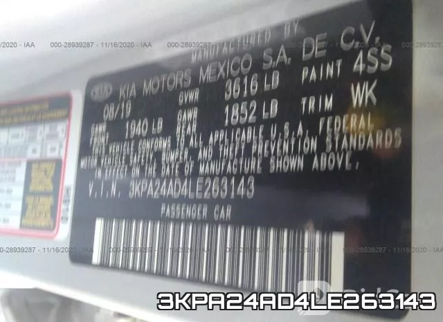 3KPA24AD4LE263143 фото 10