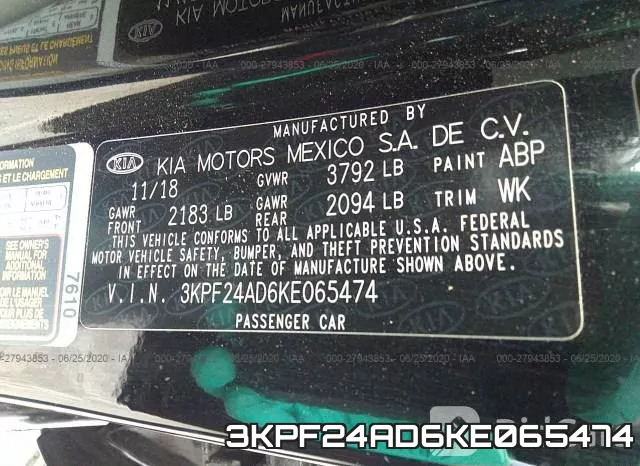 3KPF24AD6KE065474 фото 8