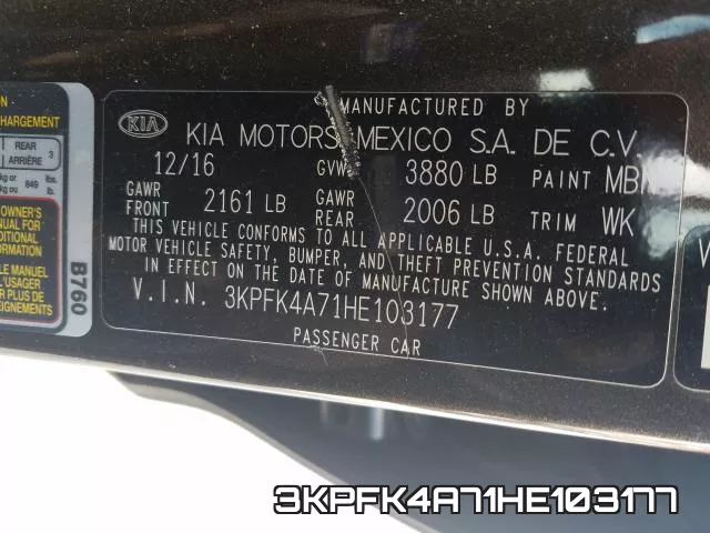 3KPFK4A71HE103177 фото 2