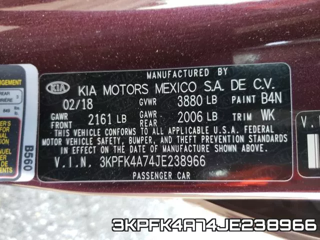 3KPFK4A74JE238966 фото 2
