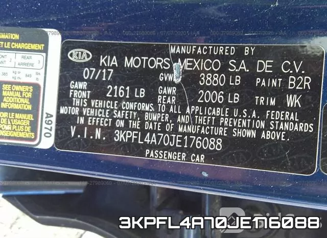 3KPFL4A70JE176088 фото 10