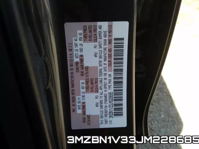 3MZBN1V33JM228685 фото 2
