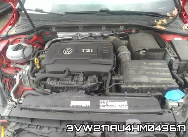 3VW217AU4HM043617 фото 2
