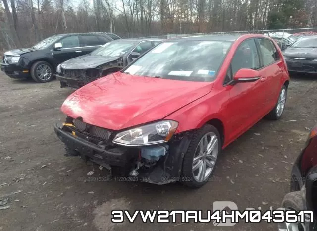 3VW217AU4HM043617 фото 3