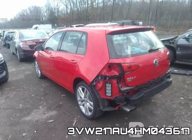 3VW217AU4HM043617 фото 4
